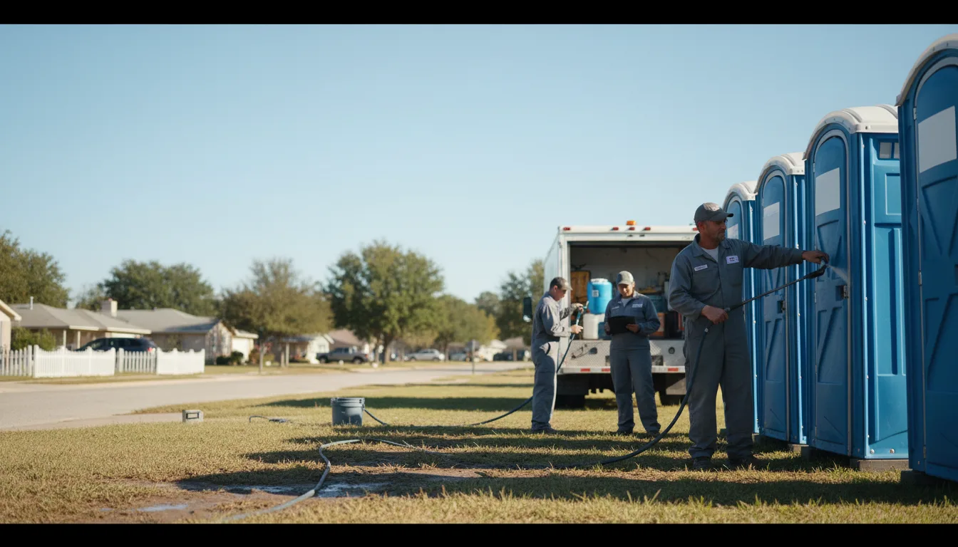 Long-Term Portable Toilet Rental in Coralville, IA near me